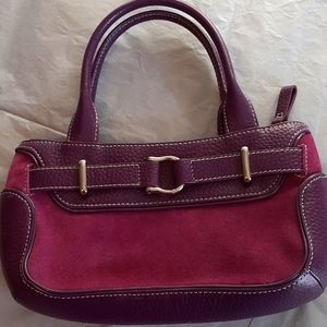 Fabulous suede vintage clutch